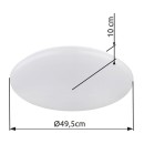 Globo 41261-24 LED mennyezetre szerelhető lámpa ECLYPSE  | 24W integrált LED forrás | 2000lm | 3000K