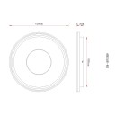 Globo 48558-60 LED mennyezetre szerelhető lámpa EILA  | 60W integrált LED forrás | 6100lm | 2700-6000K