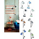 asztali lámpa Ideal Lux Elvis Arancione TL1 1x60W E27 - narancssárga