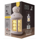 Emos ZY2113 LED lámpás csillagokkal 3xAA 0,6 W | IP20 | 12 izzó - melegfehér, időzítő