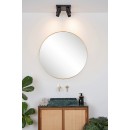 Lucide 09930/20/30 mennyezeti spotlámpa 4x5W | LED GU10 | 2200K/3000K | 4x320lm | IP44 - az izzó a csomag tartalma, fekete, állítható, szabályozható, CCT