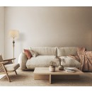 Italux FL-84678A-AB állólámpa Moren | 60W E27