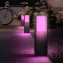 Philips Hue  8721103118455 LED kültéri oszloplámpa Turaco  | 8W integrált LED forrás | 1100lm | 2000-6500K | rgb - színes | fényerőszabályzó | antracit