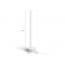 Philips Hue 8718696176238 LED asztali lámpa Signe 1x11.8W | 2000-6500K | RGB - szabályozható, Bluetooth, White and Color Ambiance, fehér