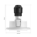 Philips Hue  8721103072962 LED süllyeszthető lámpa Adore  | 4W GU10 | 350lm | 2200-6500K | fényerőszabályzó | fehér