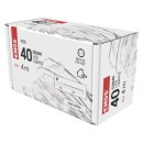 Emos D3AC02 karácsonyi nano fényfüzér 4m 40 LED | 2,4W | IP44 - hideg fehér, időzítő, ezüst