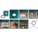 Philips 8721103131379 LED süllyeszthető lámpa MESON | 20W integrált LED forrás | 1400lm | 3000K | fekete