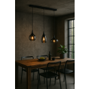 Trio 317000332 függőlámpa Lumina 3x40W | E14 - állítható magasság, fekete