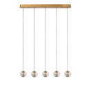 Lucide L134971602 LED mennyezeti függőlámpa DILENKO  | 5x3,5W integrált LED forrás | 5x140lm | 2700K