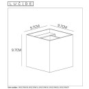 Lucide 09217/04/97 LED fali lámpa Xio 1x3,5W | G9 | 2700K