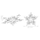 Globo 68541-5 mennyezetre szerelhető lámpa Flash 5x40W | E14 - króm