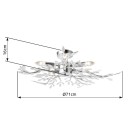 Globo 68541-5 mennyezetre szerelhető lámpa Flash 5x40W | E14 - króm