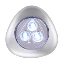 Globo 31909 LED lámpa pushlight Flashlight 3x0,21W | 20lm | 6400K - nyomógombos kapcsoló, 3xAAA elemmel működik-tartozék, ezüstszínű
