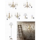 asztali lámpa Ideal lux Firenze Big TL1 Big 1x60W E14 - rusztikus