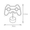 Zuma Line 003064-028681 LED asztali lámpa GAMEPAD integrált LED forrás