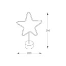 Zuma Line 003064-027943 LED asztali lámpa STAR integrált LED forrás