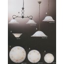 Ideal Lux 013800 mennyezetre és falra szerelhető lámpa Foglia 2x60W | E27 - fehér