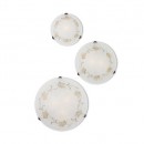 Ideal Lux 021416 mennyezeti függőlámpa Foglia Small 2x60W | E27 - fehér