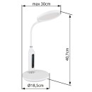 Globo 58435B LED asztali lámpa FRUGGY  | 9W integrált LED forrás | 530lm | 3000+4000+6500K