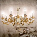 Ideal Lux 075280 fali lámpa Giglio Oro 2x40W|E14 - aranyszínű