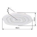 Globo 41769-24 LED mennyezetre szerelhető lámpa JACKS | 24W integrált LED forrás | 2000lm