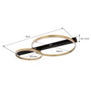 Globo 48461-54R LED mennyezetre szerelhető lámpa LUFFY  | 54W integrált LED forrás | 2560lm | 3000K