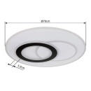 Globo 485250-60SH LED mennyezetre szerelhető lámpa JACQUES | 60W integrált LED forrás | 4100lm | 2700-6500K