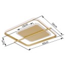 Globo 48553-36 LED mennyezetre szerelhető lámpa REBALL  | 36W integrált LED forrás | 2650lm | 3000K