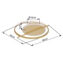 Globo 48553-36R LED mennyezetre szerelhető lámpa REBALL  | 36W integrált LED forrás | 2800lm | 3000K