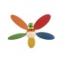 Globo 03180 ventilátoros mennyezeti lámpa Wade 1x60W | E14 - húzókapcsolóval /lánccal/