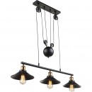 Globo 15053-3 mennyezeti függőlámpa Lenius 3x60W | E27