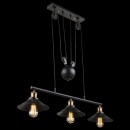 Globo 15053-3 mennyezeti függőlámpa Lenius 3x60W | E27