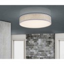 Globo 15185D2 LED mennyezeti lámpa Paco 1x24W | 1120lm | 3000K - szürke, fehér