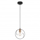 Globo 15346-1 mennyezeti függőlámpa Vigo 1x60W | E27 - fekete