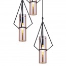 Globo 15353-3H mennyezeti függőlámpa Gijon 3x40W | E14 - fekete