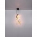 Globo 15353-3H mennyezeti függőlámpa Gijon 3x40W | E14 - fekete