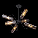 Globo 15353-6D mennyezeti függőlámpa Gijon 6x40W | E14 - fekete