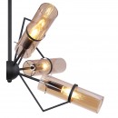 Globo 15353-6D mennyezeti függőlámpa Gijon 6x40W | E14 - fekete