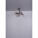 Globo 15353-6D mennyezeti függőlámpa Gijon 6x40W | E14 - fekete