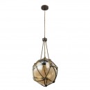 Globo 15859H1 mennyezeti függőlámpa Tiko 1x60W | E27 - rozsda, barna
