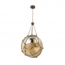 Globo 15859H2 mennyezeti függőlámpa Tiko 1x60W | E27 - rozsda, barna