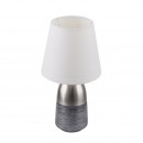Globo 24135W asztali lámpa Eugen 1x40W | E14 - fehér és szürke