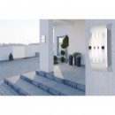 Globo 32094 kültéri fali lámpa Cornus 1x20W | E27 | IP44 - rozsdamentes acél, opál