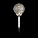 Globo 33353 LED kültéri napelemes lámpa 1x0,06W | 4000K | IP44 | RGB - rozsdamentes acél