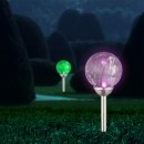 Globo 33353 LED kültéri napelemes lámpa 1x0,06W | 4000K | IP44 | RGB - rozsdamentes acél