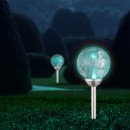 Globo 33353 LED kültéri napelemes lámpa 1x0,06W | 4000K | IP44 | RGB - rozsdamentes acél