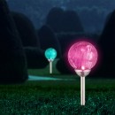 Globo 33353 LED kültéri napelemes lámpa 1x0,06W | 4000K | IP44 | RGB - rozsdamentes acél