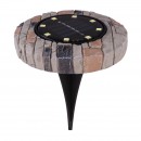 Globo 33414S-4 LED kültéri napelemes lámpa Solar 8x0,1W | 4000K | IP44 - leszúrható, 4 lámpa készlet, leszúrható, fekete