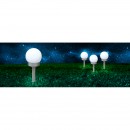 Globo 33770-3 LED kültéri napelemes lámpa Solar 1x0,06W | IP44 - leszúrható, 3 db-os készlet, fehér, ezüst