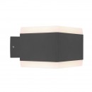 Globo 34173RGBSH LED kültéri fali lámpa Slice 1x15W | 3000-6500K | IP44 | RGB - szabályozható